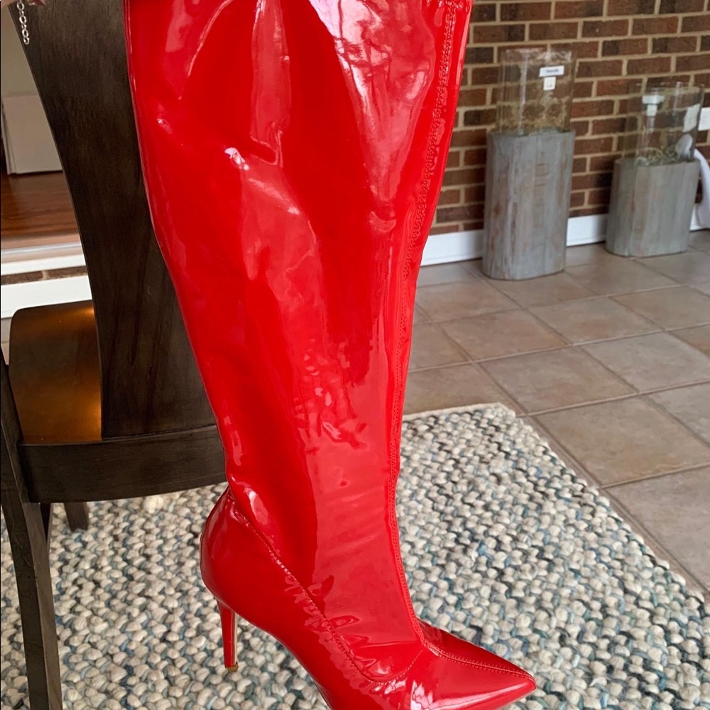Sexy GNO Red Boots ๐ - Picture 4 of 4